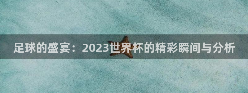 世界杯足球2026:足球的盛宴:2023世界杯的精彩瞬间与分析